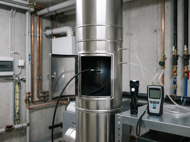 Диагностика дымохода перед сезоном в Чите